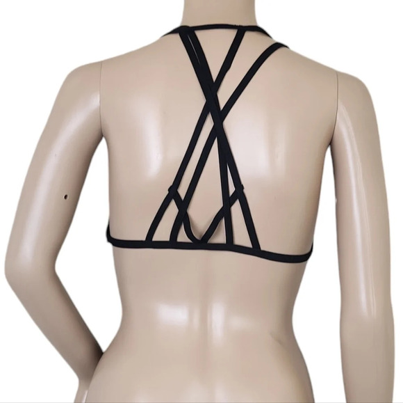 Free People Intimately Strappy Black Bra - Picture 2 of 2